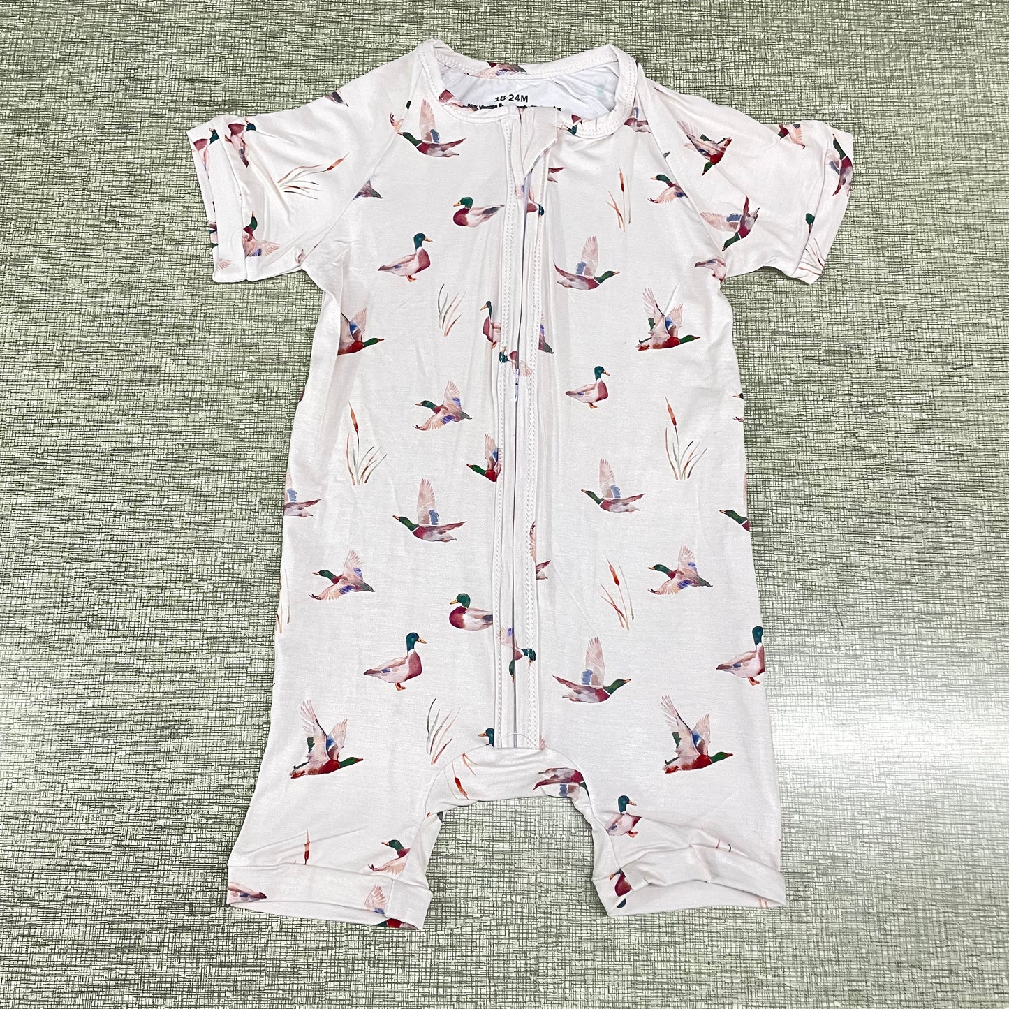 High-quality bamboo zippy baby shortie-0006