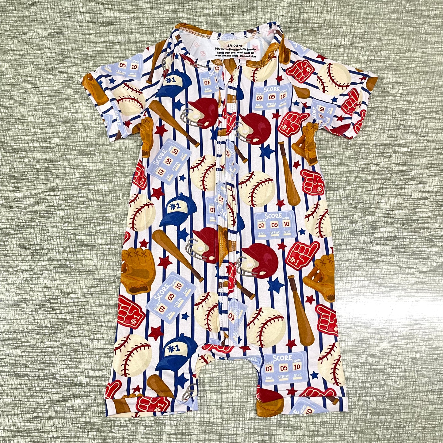 High-quality bamboo zippy baby shortie-0005