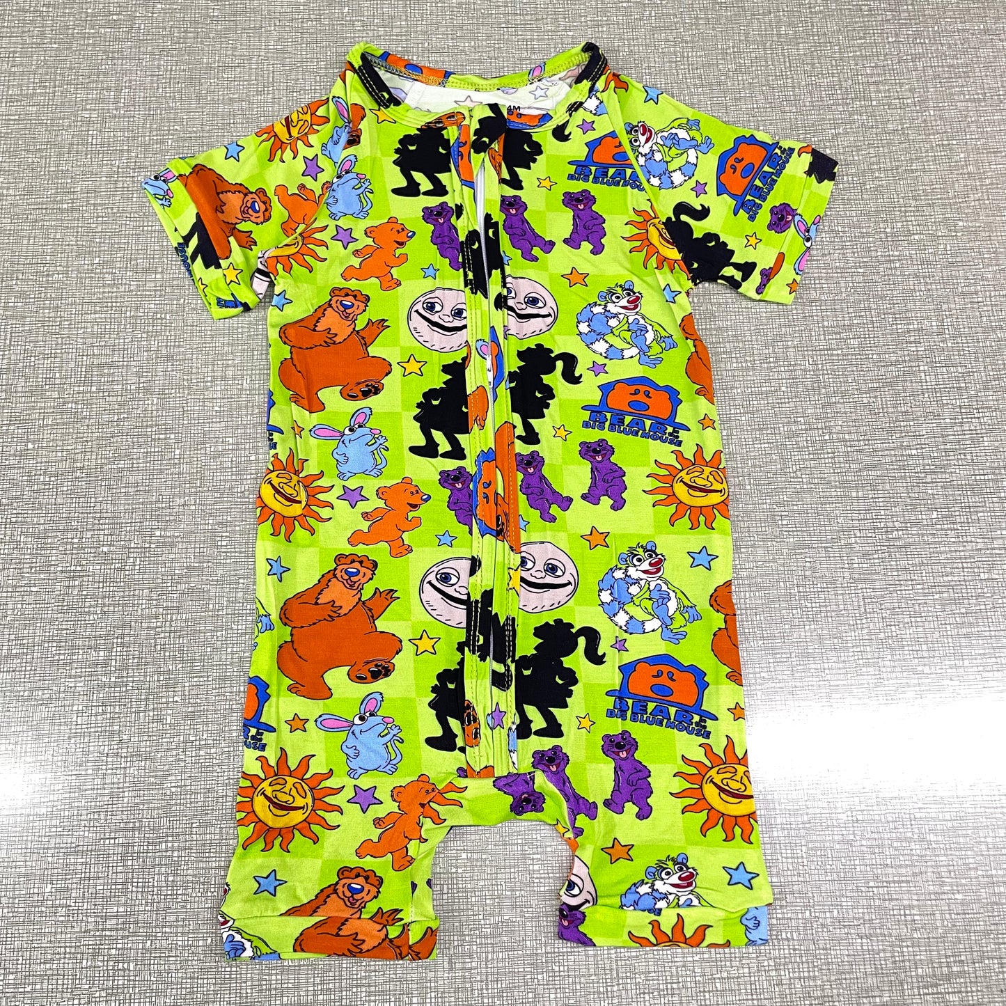 High-quality bamboo zippy baby shortie-0008