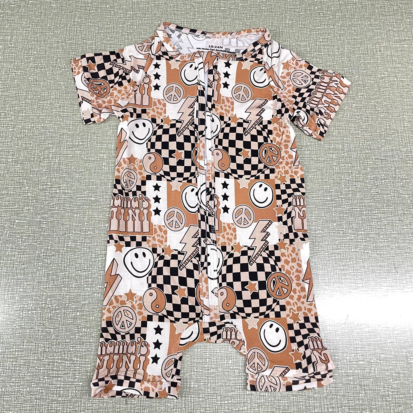 High-quality bamboo zippy baby shortie-0003