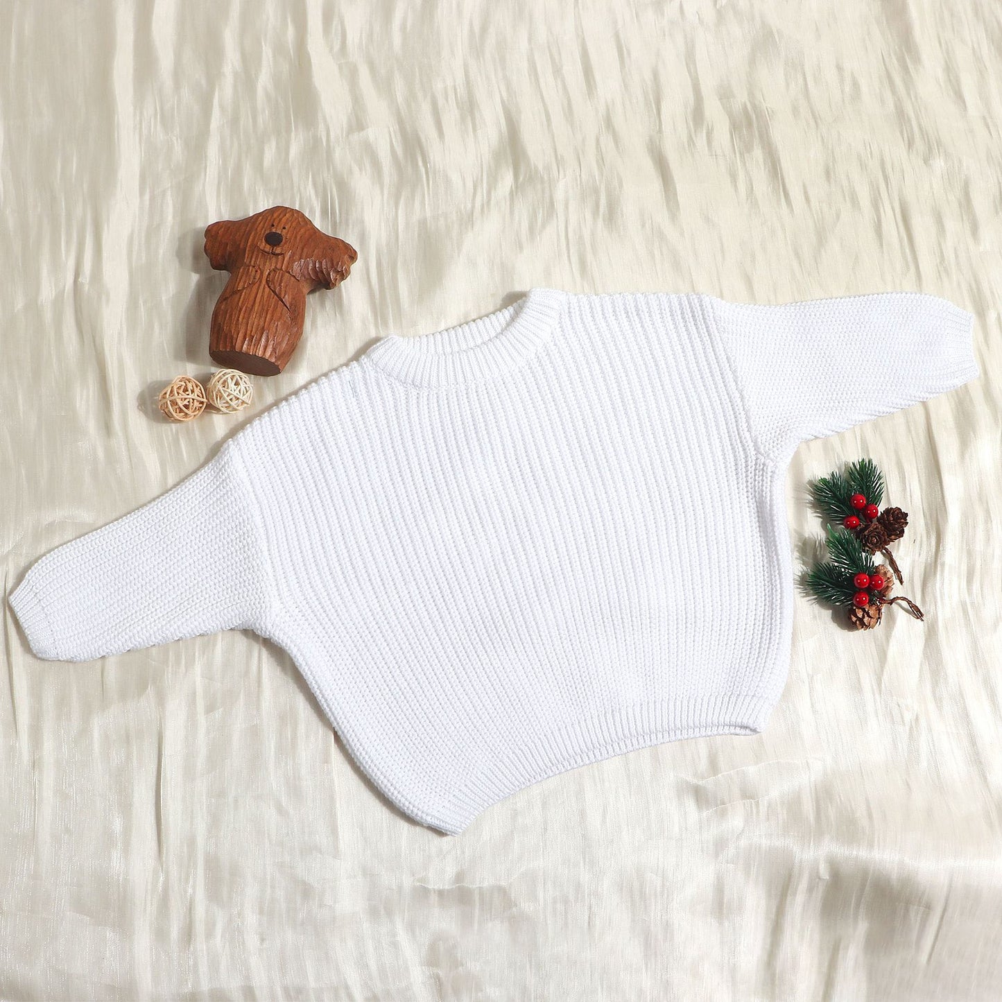 Burst baby sweater loose knit coat boys and girls autumn and winter line